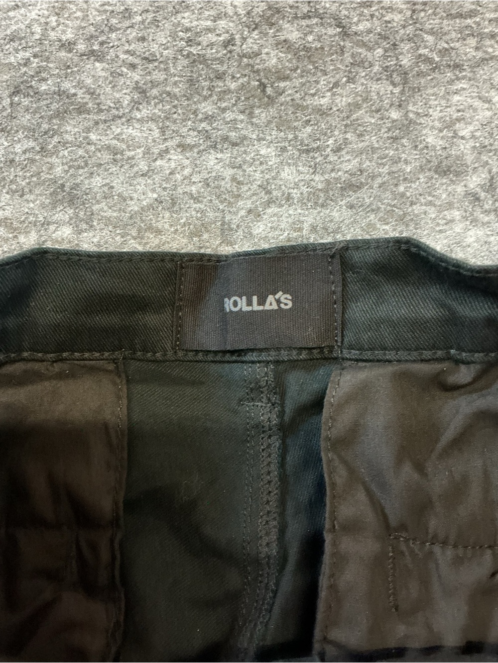 ROLLA'S Black Cuffed Chino Pants Size 30 - Picture 3 of 6